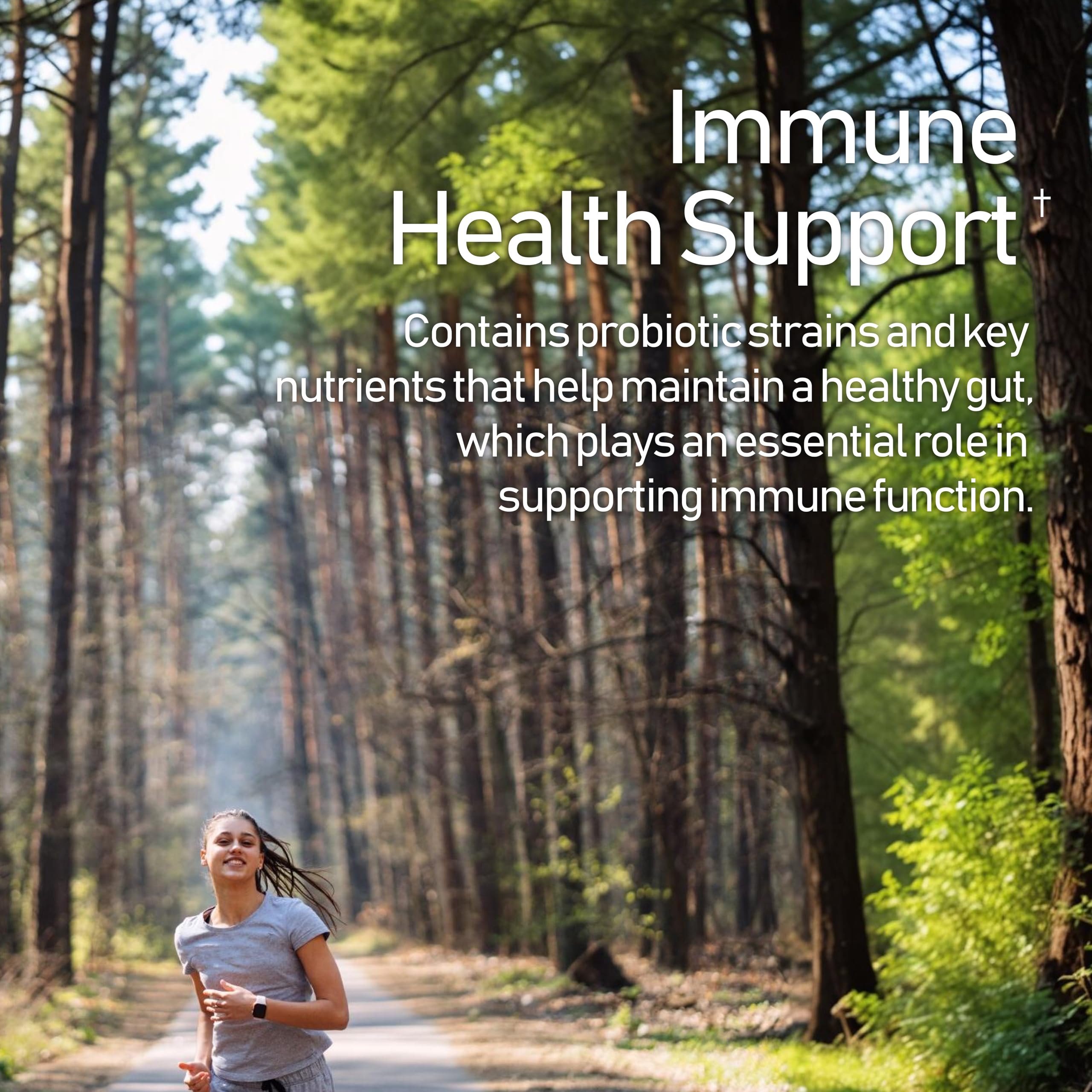 NANOWELL 60-day supply packaging supports a consistent gut health routine.