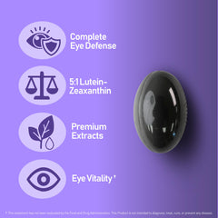 NANOWELL Bilberry-anthocyanin rich formula close-up emphasizing antioxidant support.