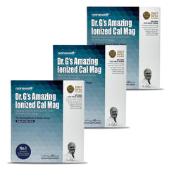 NANOWELL Dr G's ionized CalMag sticks box for daily bone support.