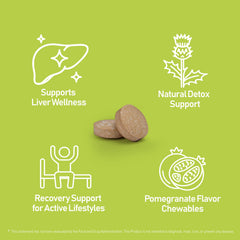 NANOWELL Fresh AM Detox tablets in hand illustrating easy daily use.