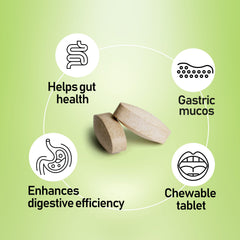 NANOWELL G-FOS bottle capsules close-up showing easy-to-swallow prebiotic support.