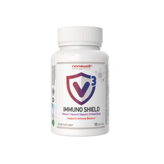 NANOWELL V3 Immuno Shield bottle front highlighting immune support potential.