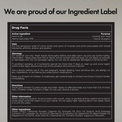 NANOXTREME Pain Relief Cream in FDA-registered USA facility imagery