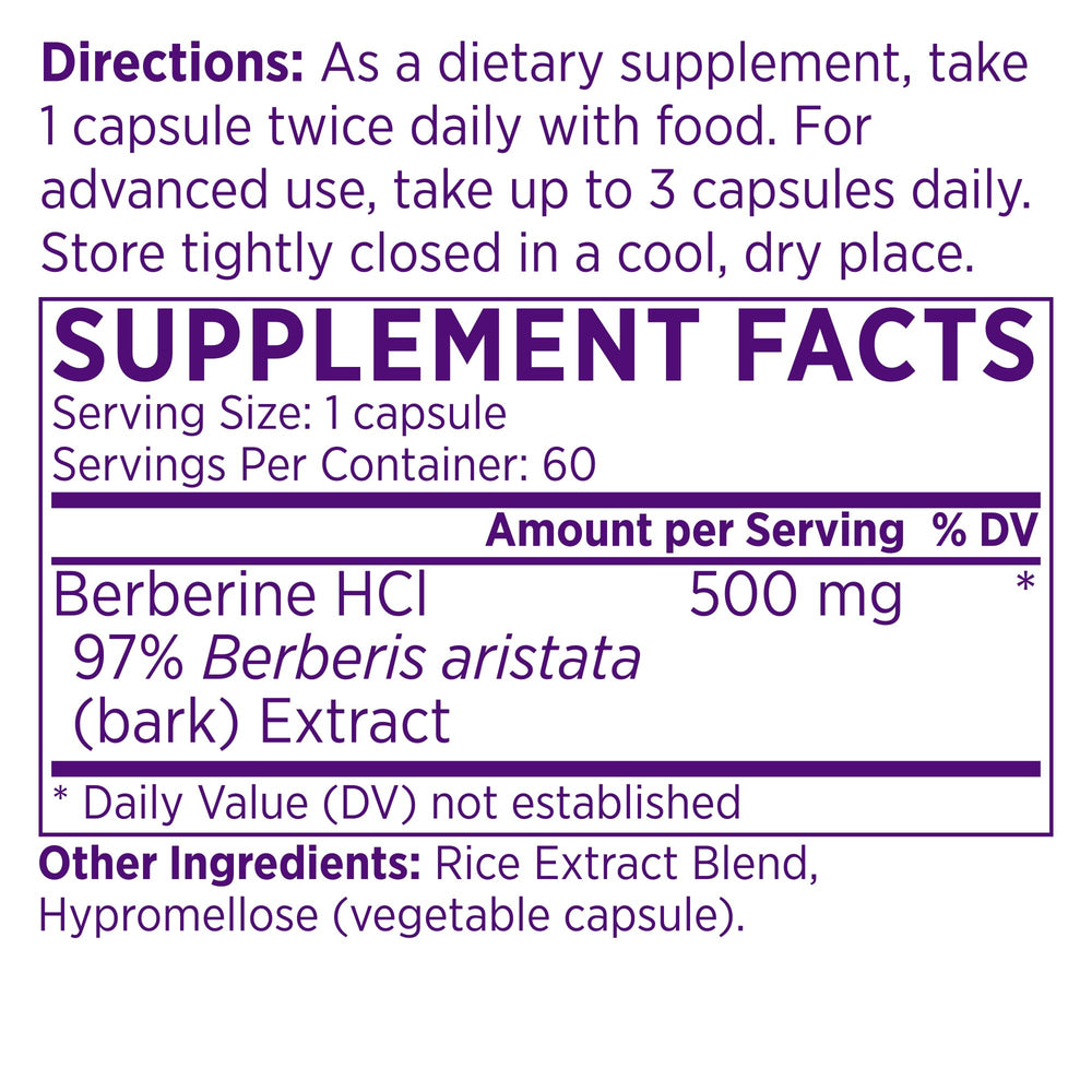 NAOMI Himalayan Berberine 500mg capsules ready for easy daily intake and insulin sensitivity support