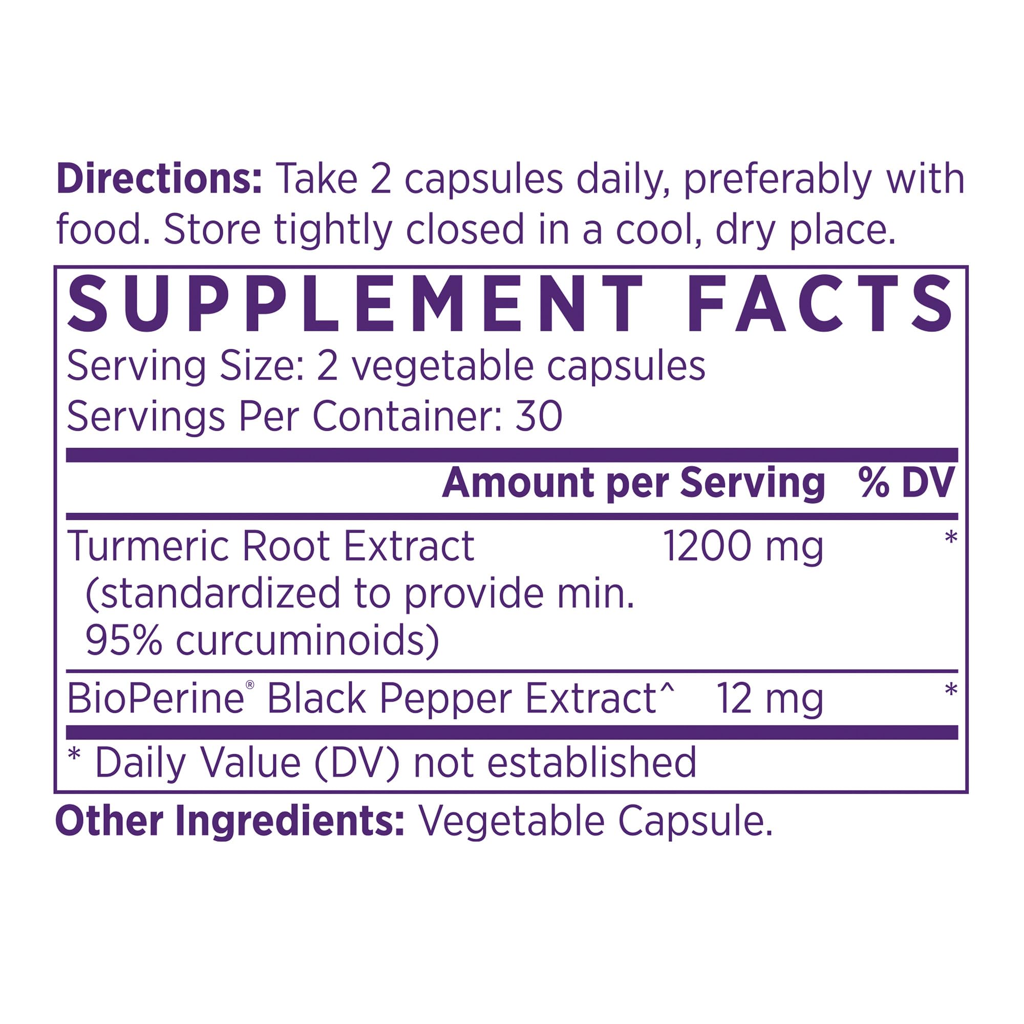 NAOMI turmeric curcumin capsules close-up for easy dosing and portability