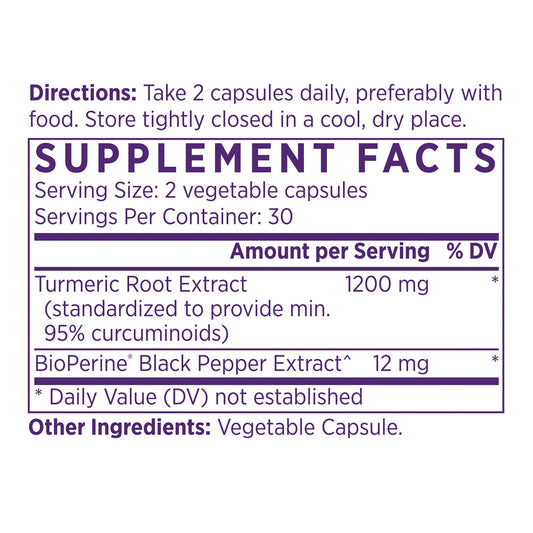 NAOMI turmeric curcumin capsules close-up for easy dosing and portability