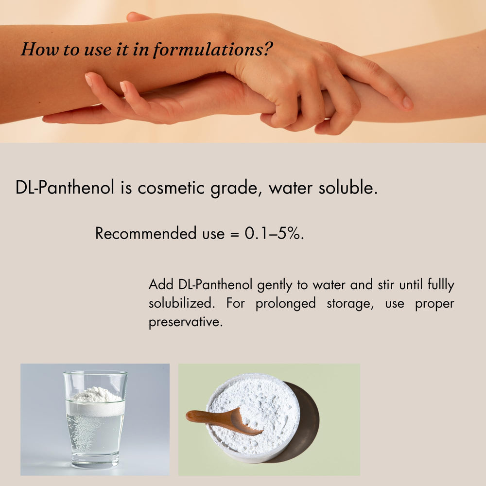 Naples Cosmeceuticals panthenol powder nail care improves hydration and texture