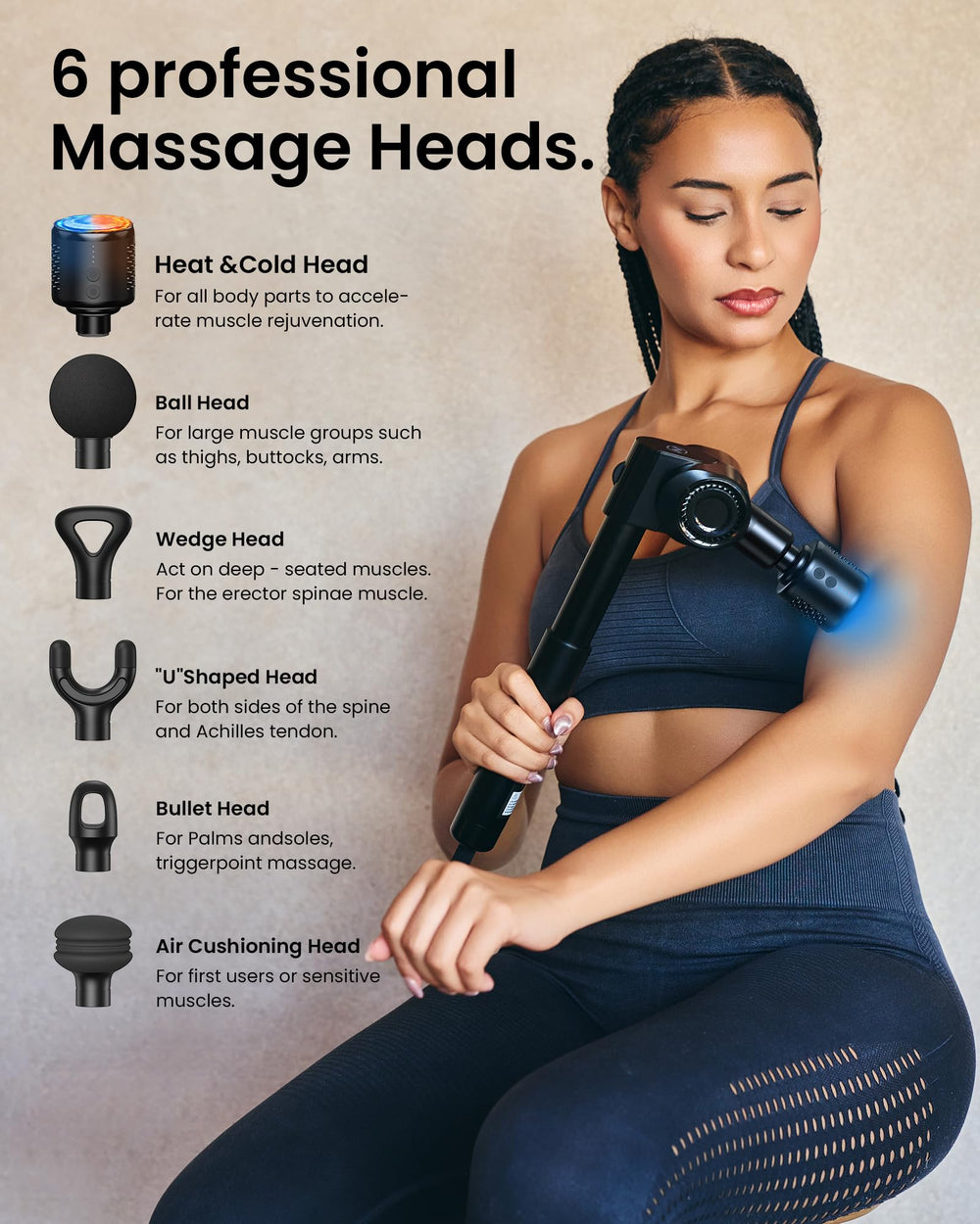 Napre device enabling full-body use for Neck to legs