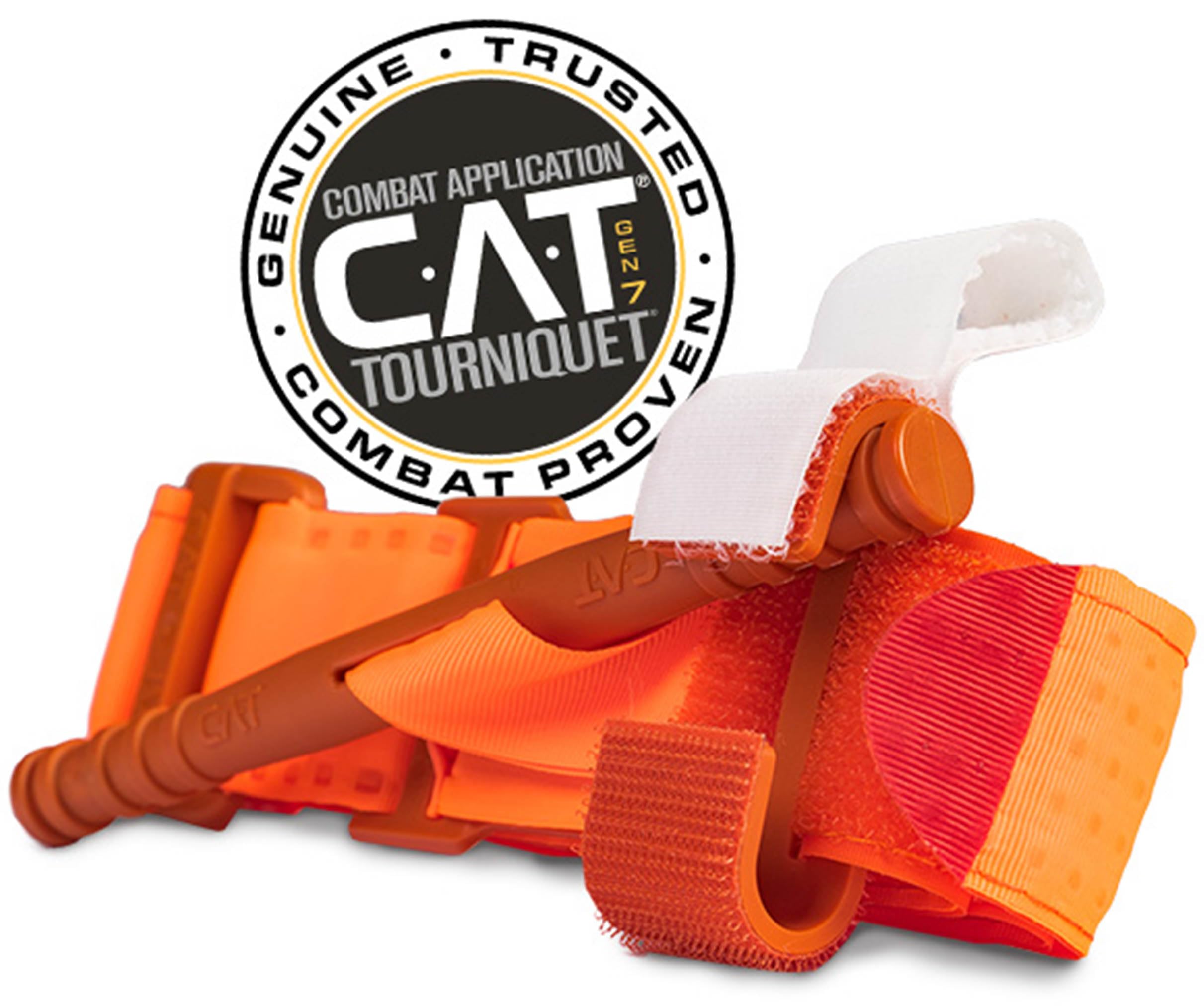 North American Rescue gauze bandages organized for rapid dressing changes.