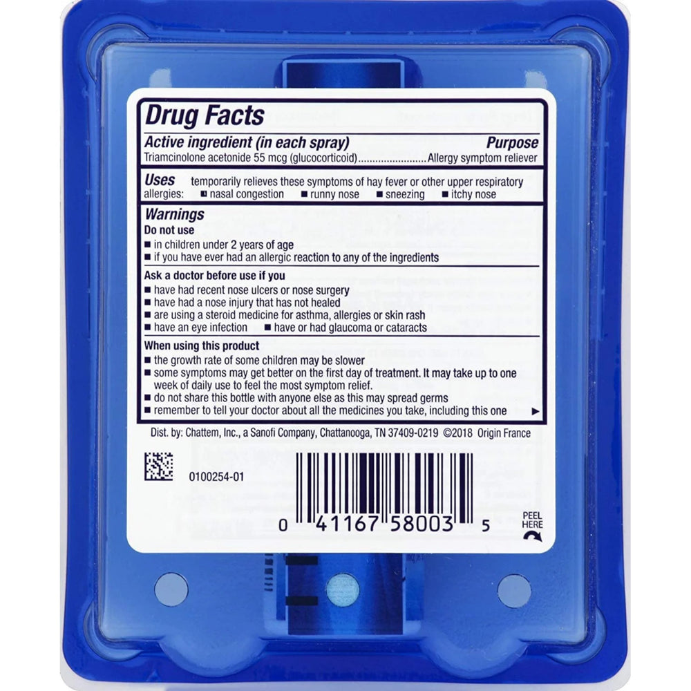 Nasacort nasal spray application shot highlights simple, non-drowsy relief during busy days