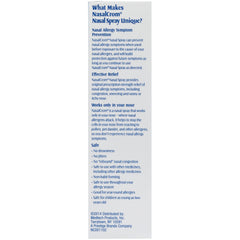 NasalCrom back of packaging with usage directions and safety notes