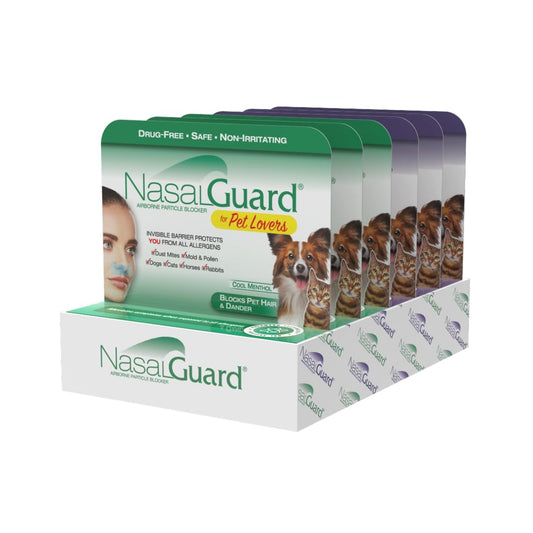NasalGuard pet-lovers-pack6-mixed-bottles displayed for easy daily use.