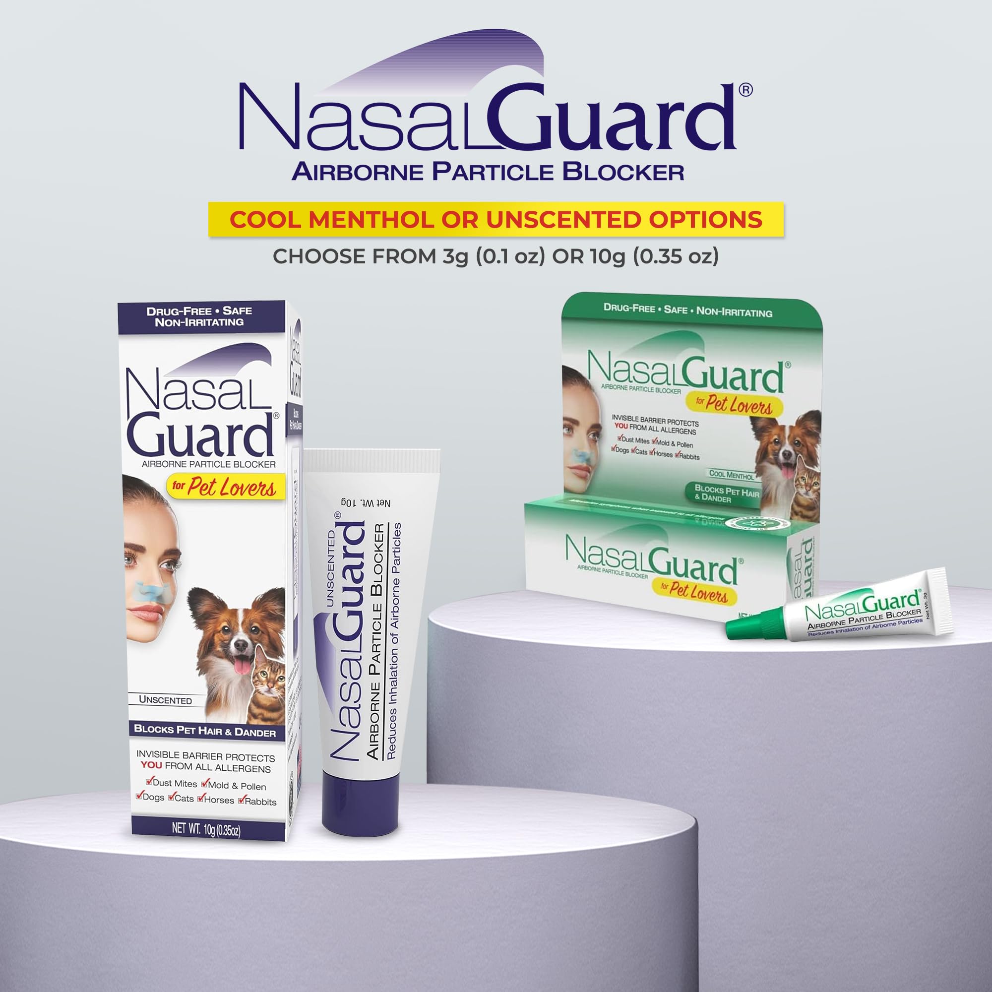 NasalGuard science-based protection design reflects a physics-inspired approach.