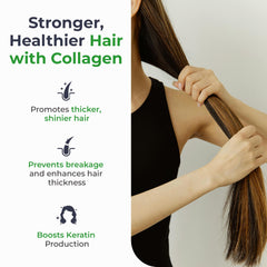 NATFUL Collagen Peptides dissolving in a smoothie for daily wellness.