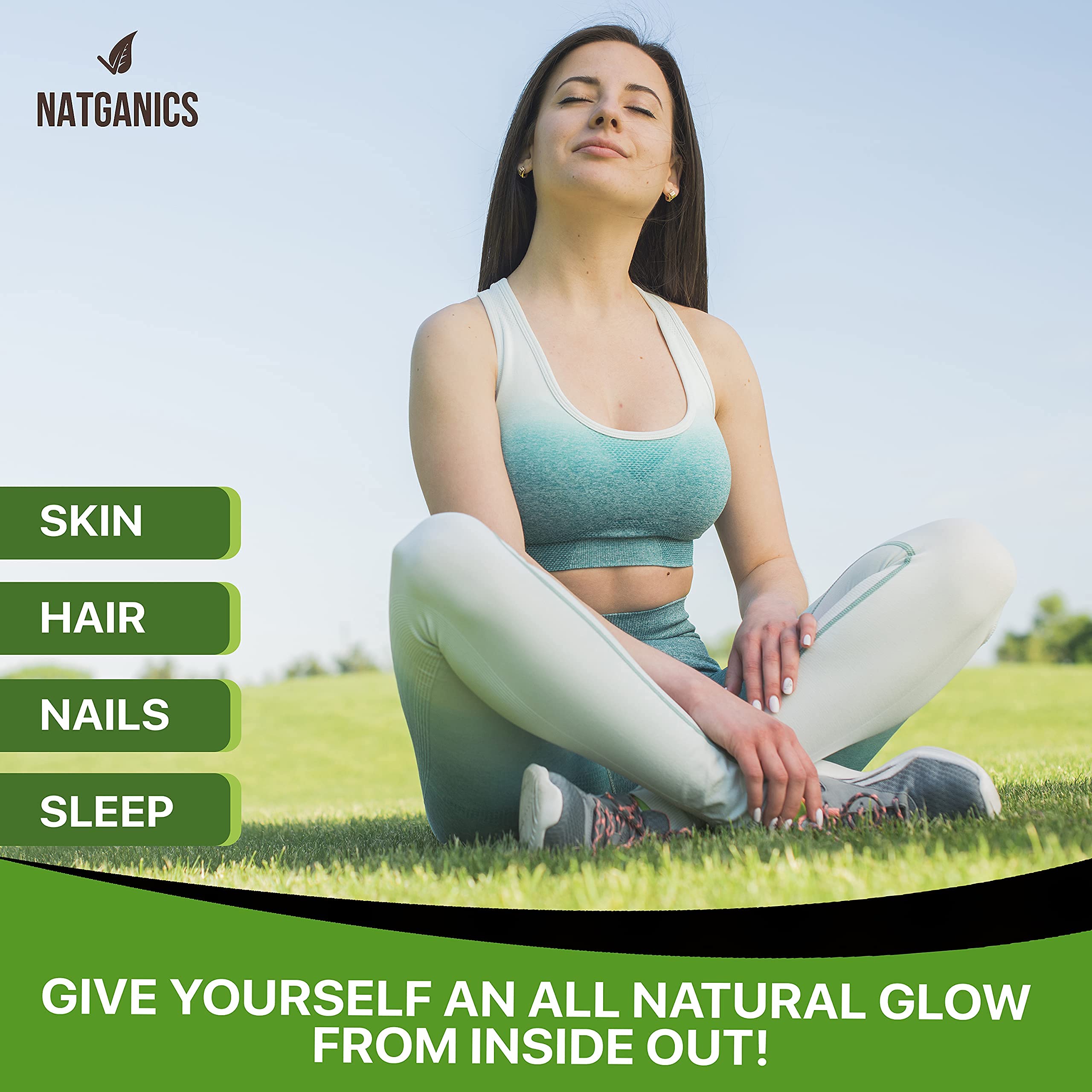 Natganics mint-flavor drops close-up for pleasant taste