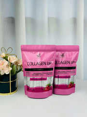 Nathalie Beauty 3 in 1 Collagen Up sachets close up for everyday ease