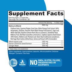 Naticura Hem-Control bottle closeup highlighting capsules for easy use