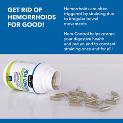 Naticura Hem-Control capsules visible ready for daily intake