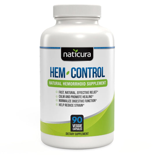 Naticura Hem-Control packaging front for daily relief support