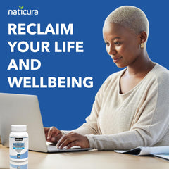 Naticura Migratone bottle label displaying vegan friendly, allergen-conscious formula