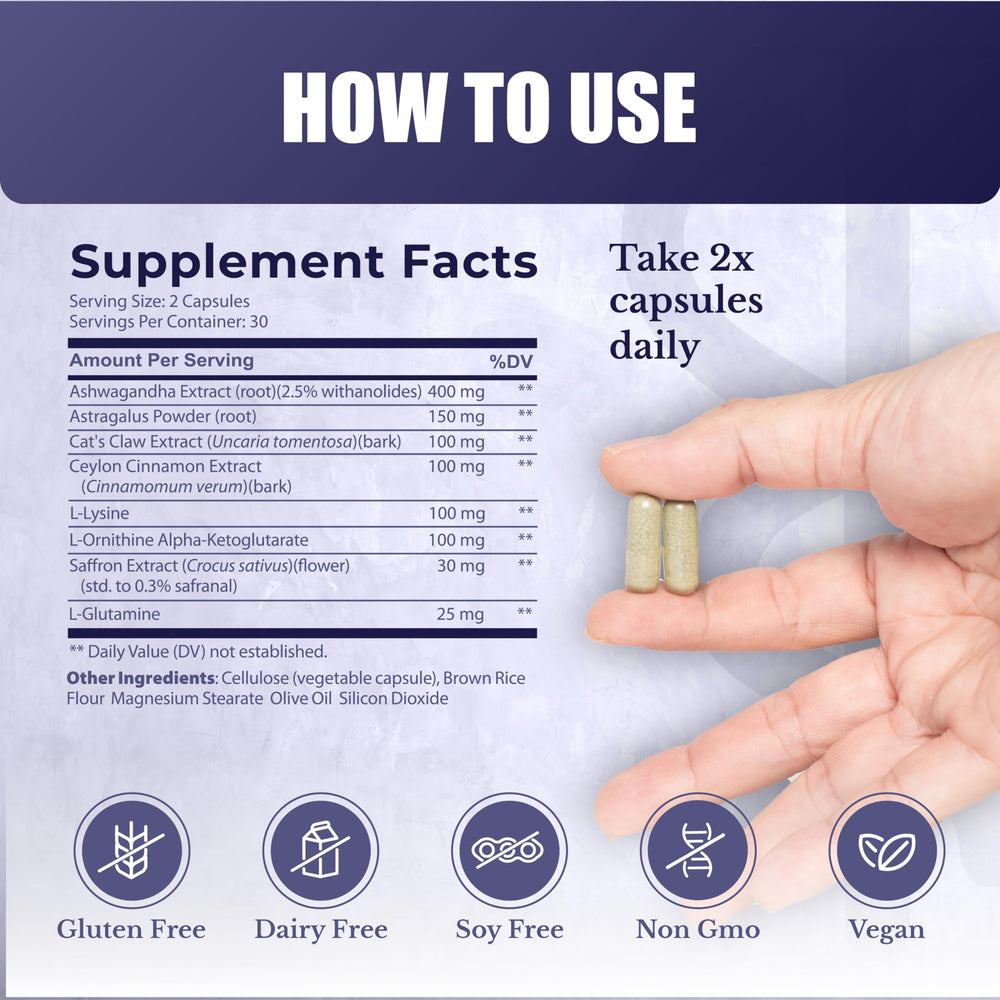 Astragalus root image highlights telomere-supporting herbal blend.