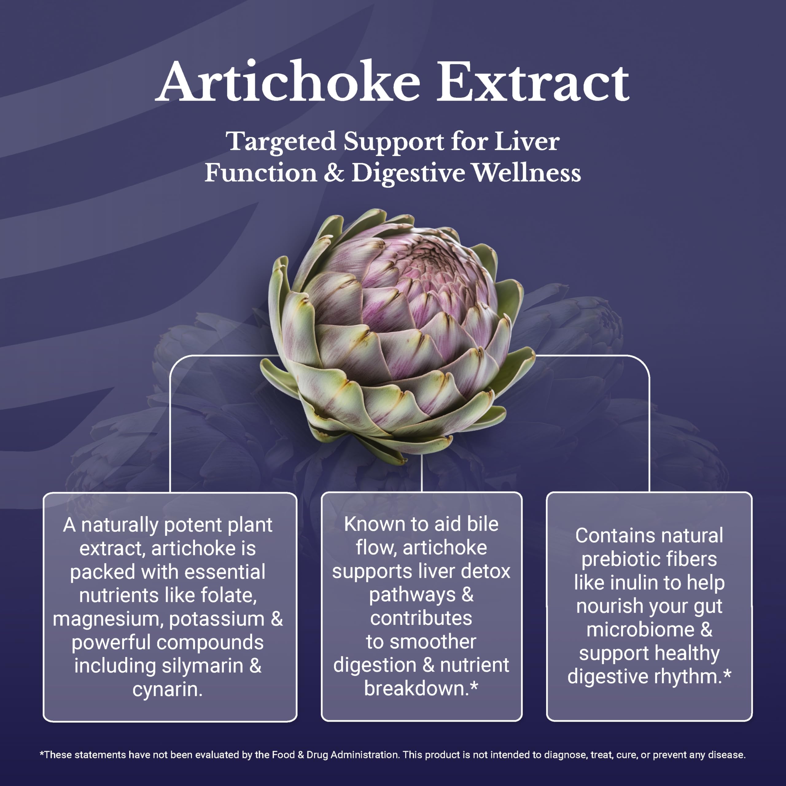 Nation Health MD Artichoke 500mg capsules on display underscores vegan formula.