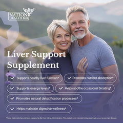 Artichoke extract capsule from Nation Health MD highlighting liver cleanse support
