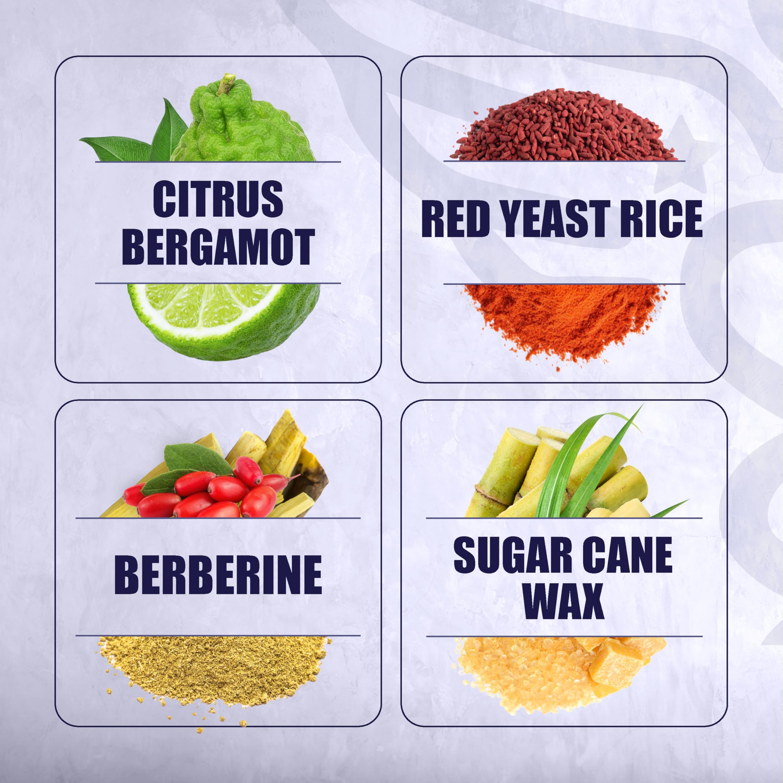 Nation Health MD CL Switch capsules closeup highlights bergamot and berberine components for heart-friendly potential.