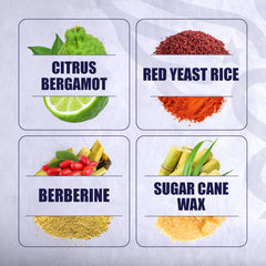 Nation Health MD CL Switch capsules closeup highlights bergamot and berberine components for heart-friendly potential.