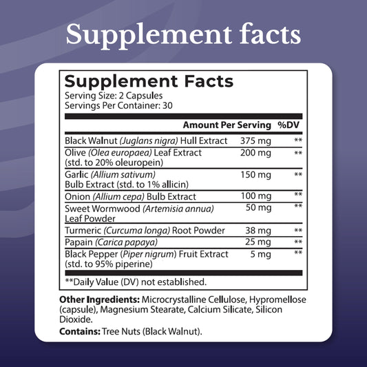 Nation Health MD Cleanse24 bottle label close-up highlights ingredients.