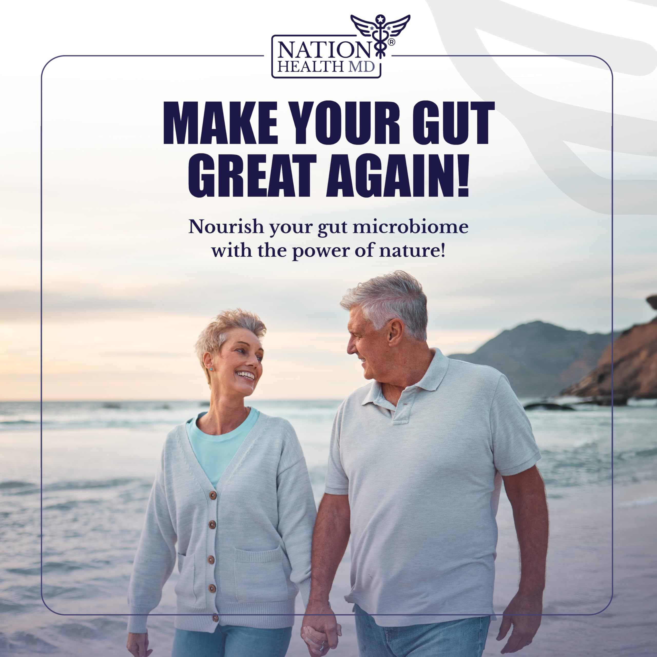 Prebiotics complementing probiotics for gut wellness with Nation Health MD