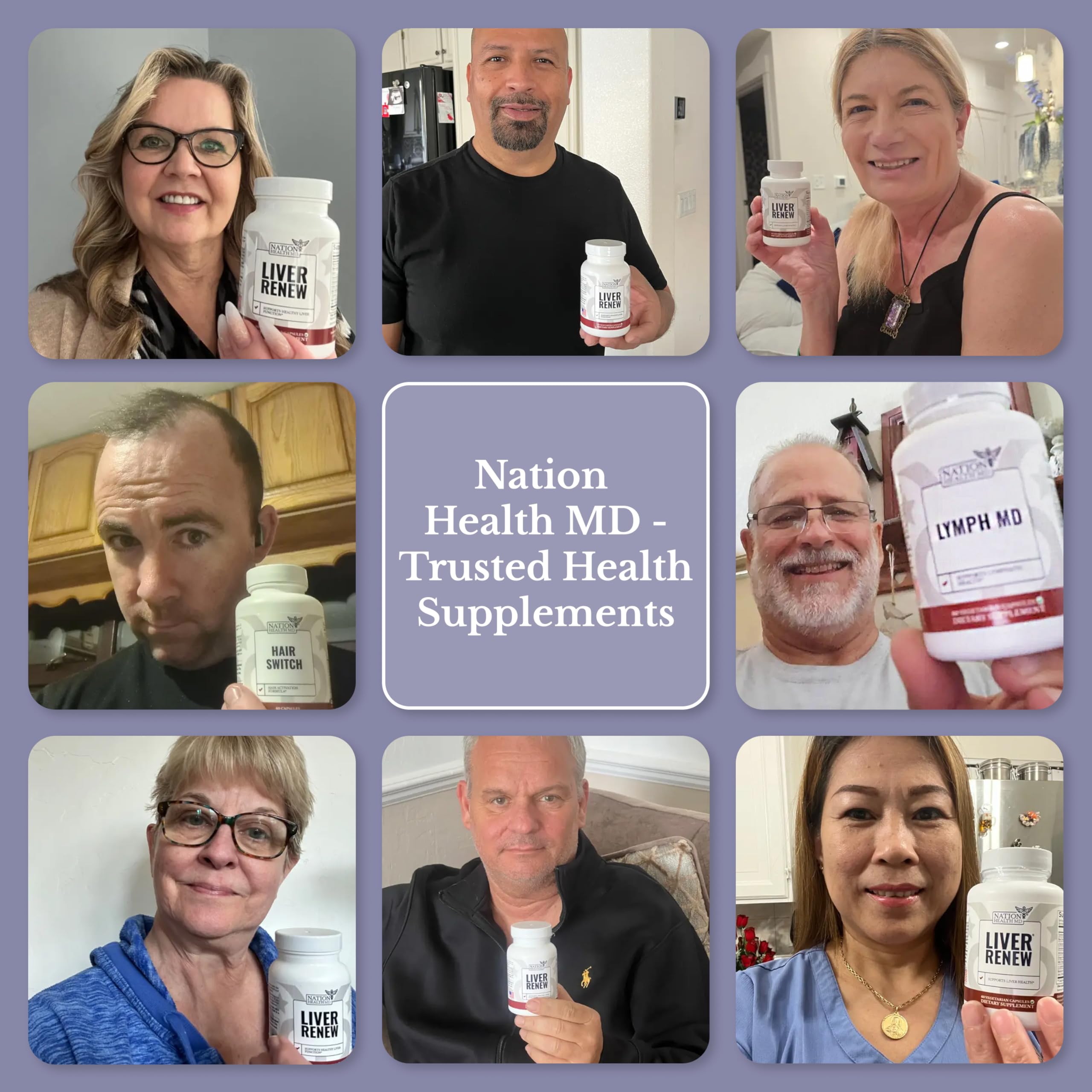 Nation Health MD Hair Switch on shelf for convenient daily care.