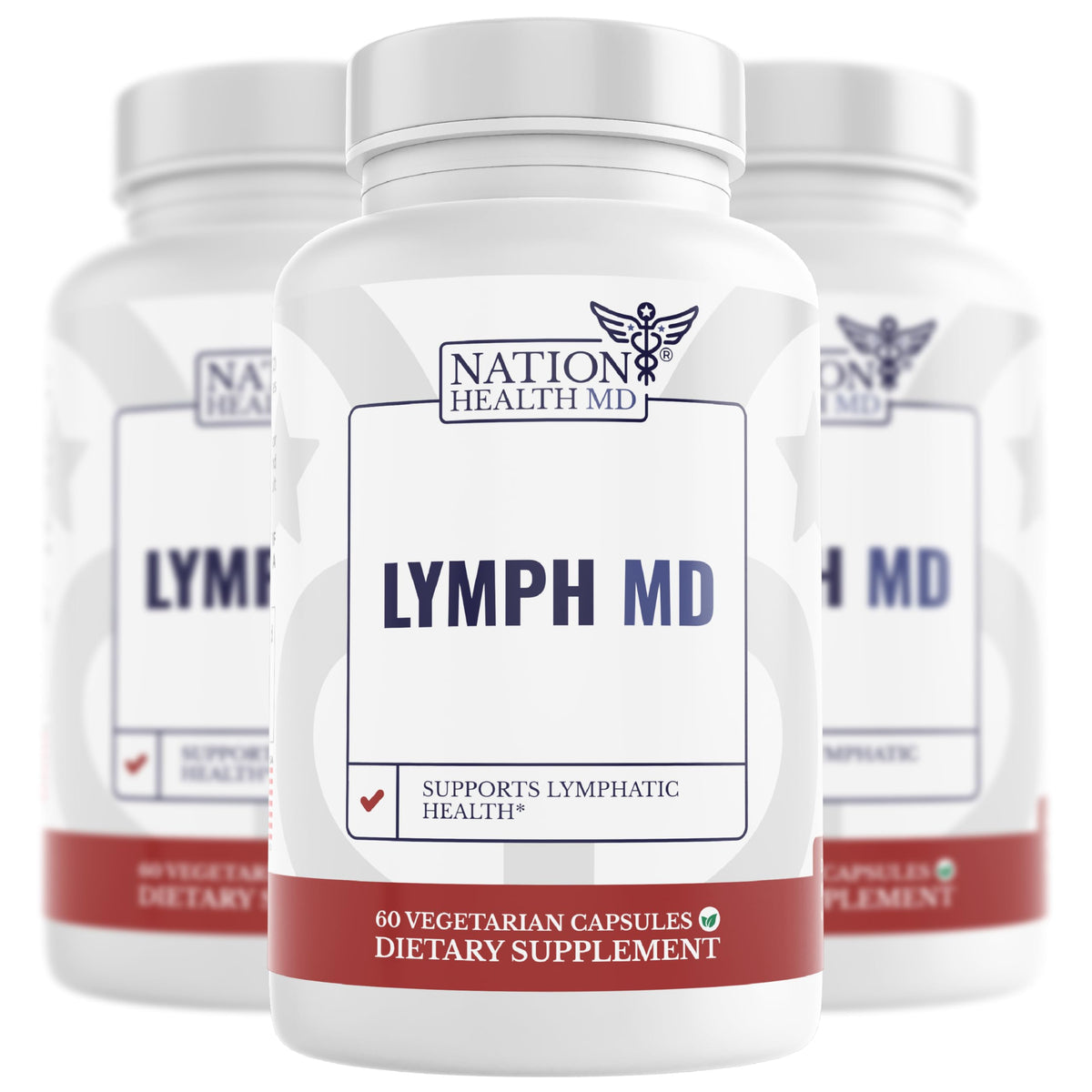 Nation Health MD Lymph MD bottle shown for daily lymph support.