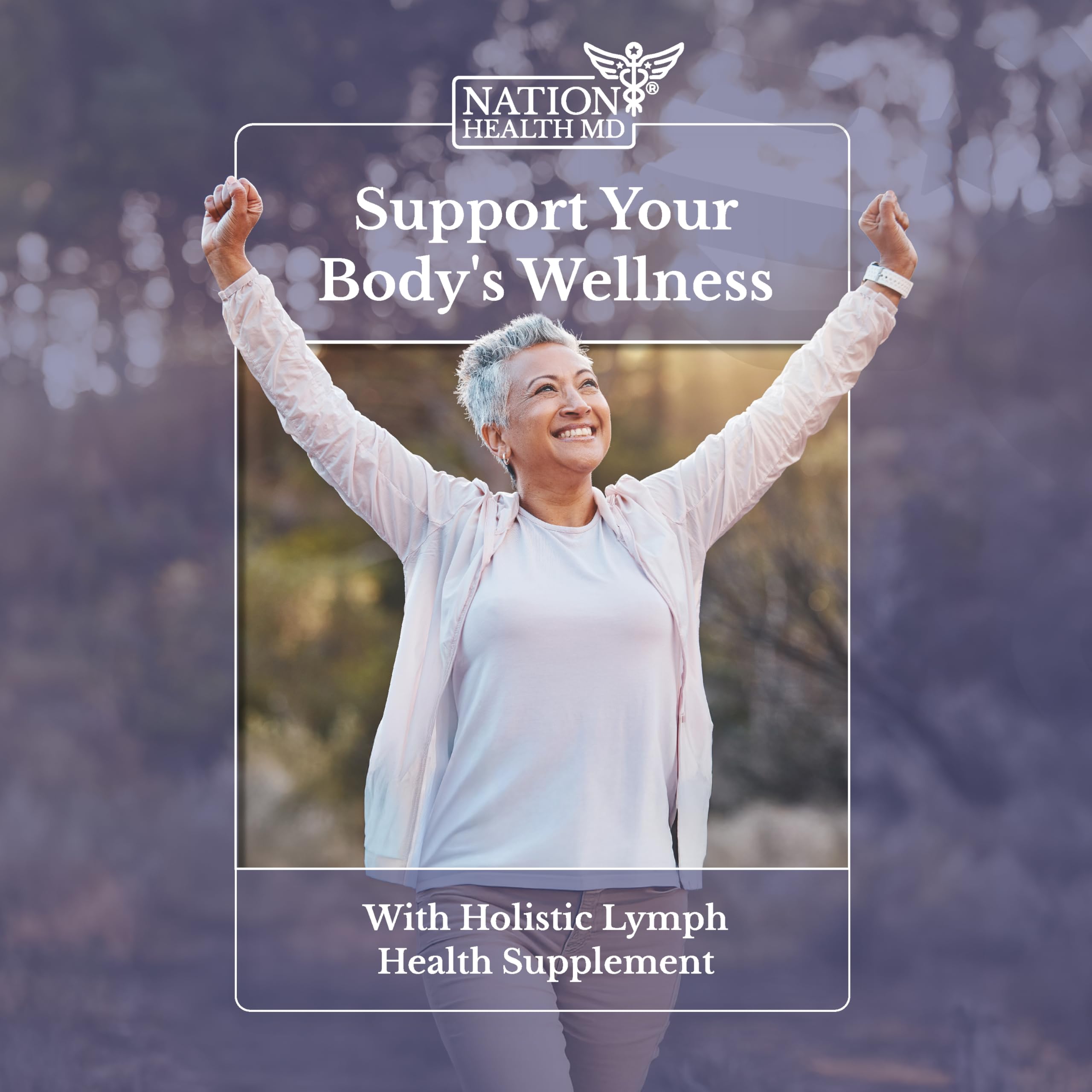 Bromelain powder ingredient in Nation Health MD Lymph MD