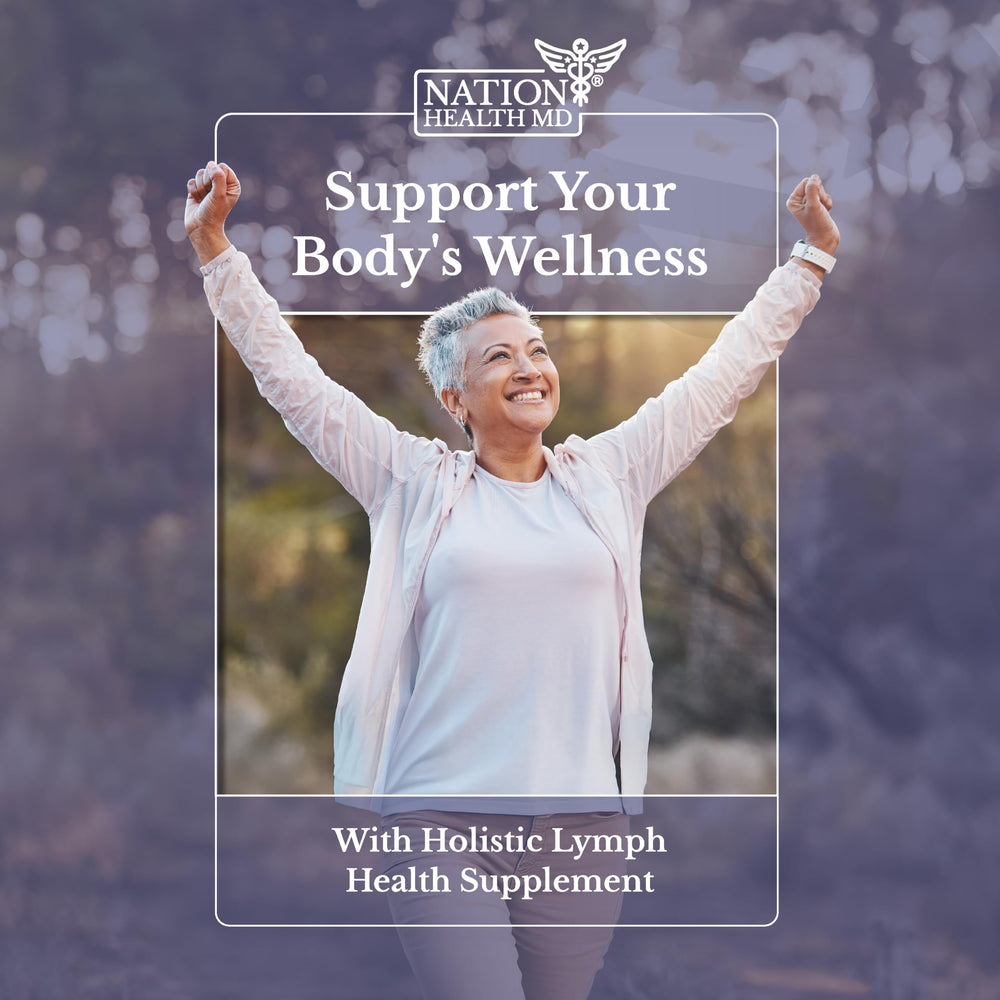 Bromelain powder ingredient in Nation Health MD Lymph MD