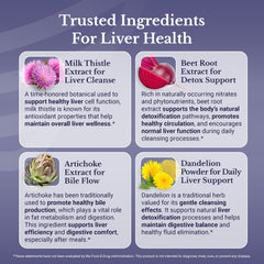 Milk thistle capsule from Nation Health MD indicating liver renewal support