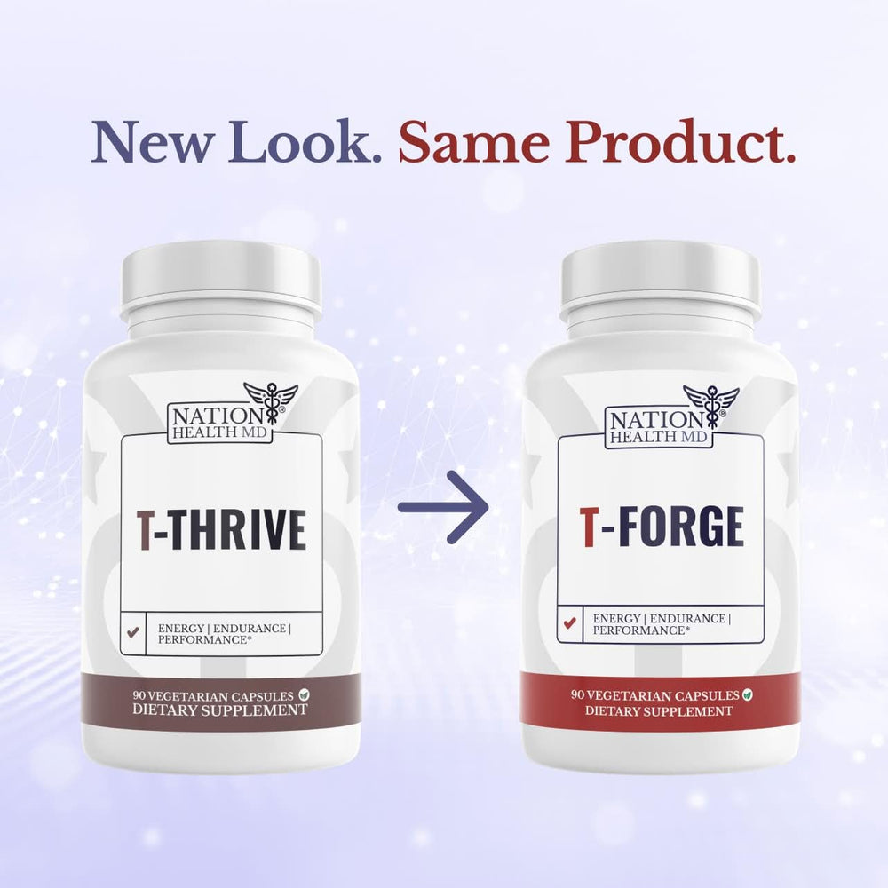 Morning routine scene featuring T-Forge for daily vitality.