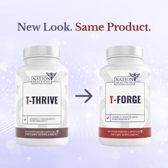 Morning routine scene featuring T-Forge for daily vitality.