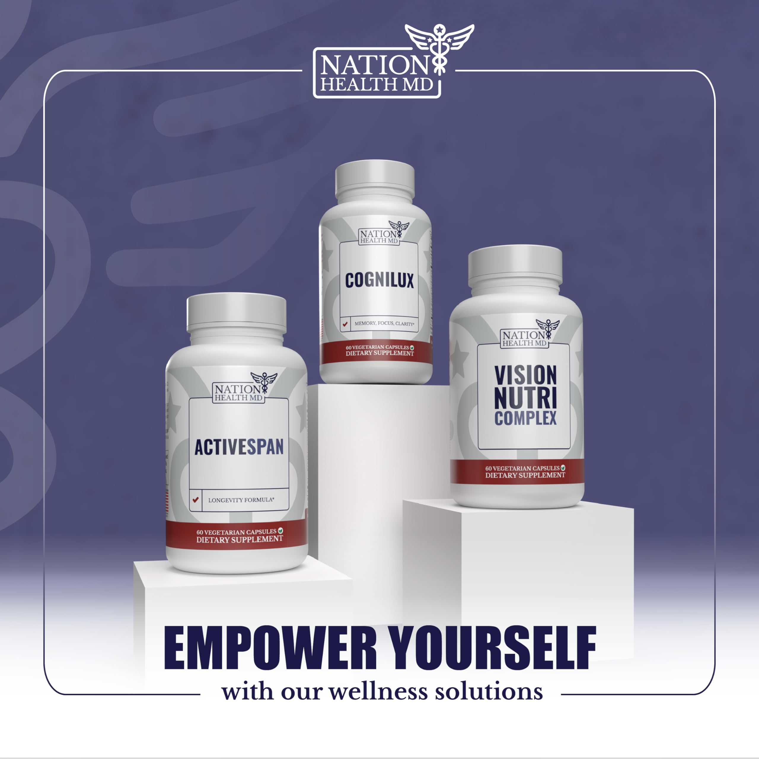 Nation Health MD Vision Nutri Complex vitamin C and zinc supporting daily nourishment
