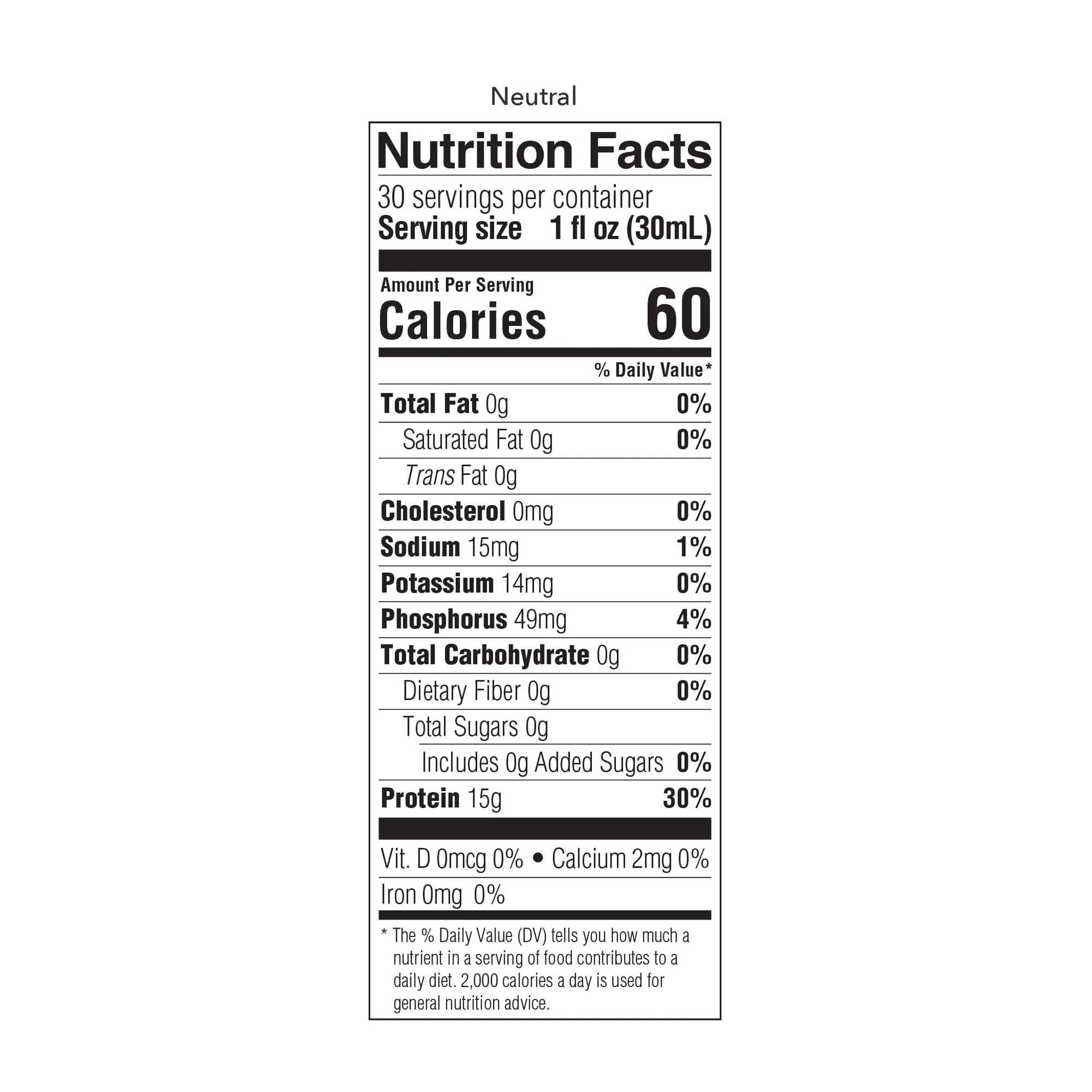 National Nutrition ProSource NoCarb liquid protein pour for flexible meal integration