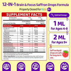 NATISLAND saffron liquid with strawberry flavor for easier routines