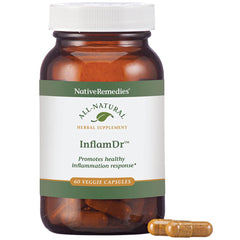 Native Remedies Inflam Dr capsules close-up for everyday use
