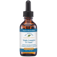 Native Remedies Triple Complex UT Tonic bottle shown for temporary urinary comfort