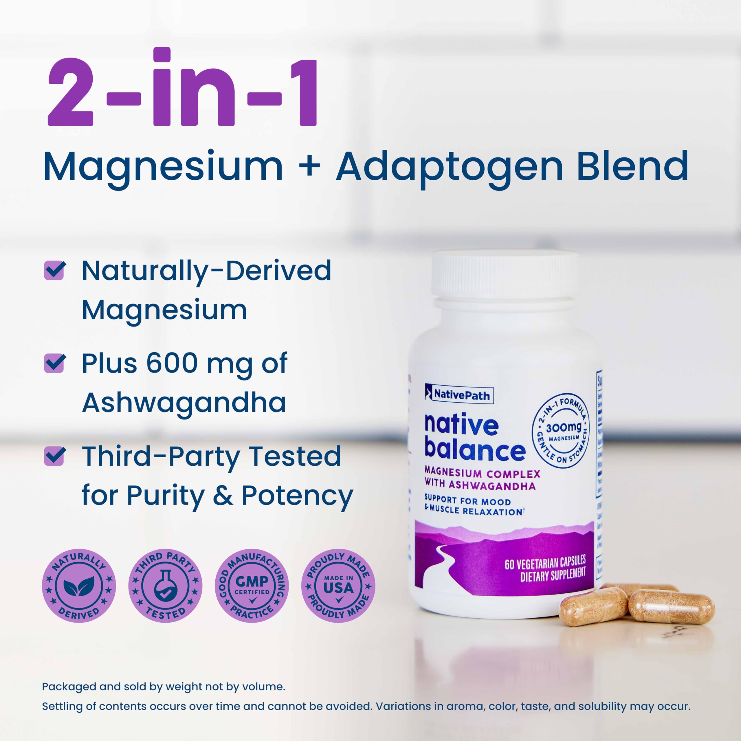 Aquamin marine magnesium capsules showing ocean-sourced origin