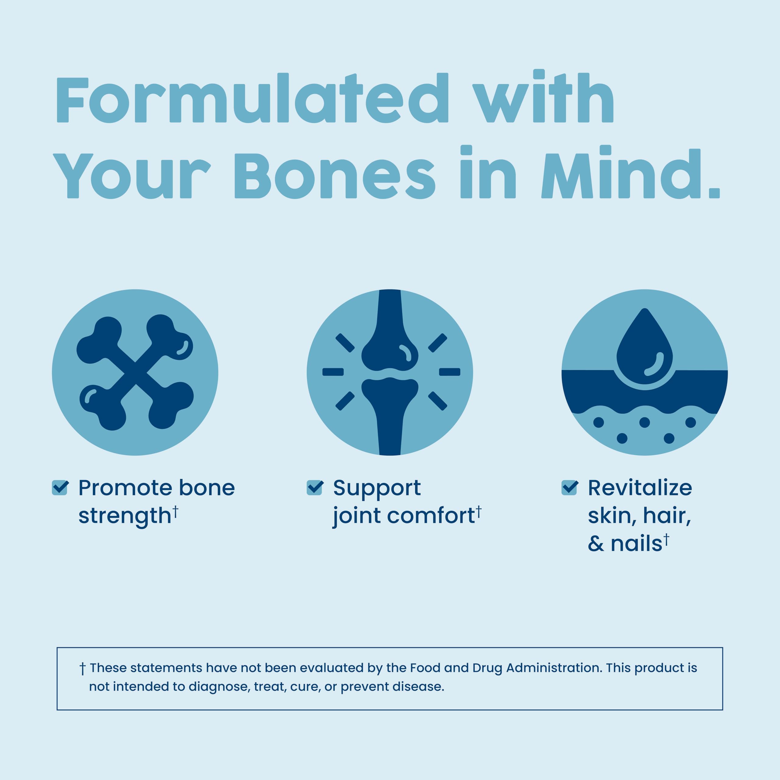 NativePath Bone Health Collagen dissolving in water for easy mix.