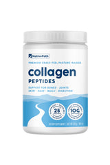 NativePath collagen bottle highlights high-purity hydrolyzed peptides for daily beauty support.