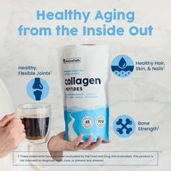 NativePath collagen peptides shaker-mix showing convenient on-the-go wellness routine
