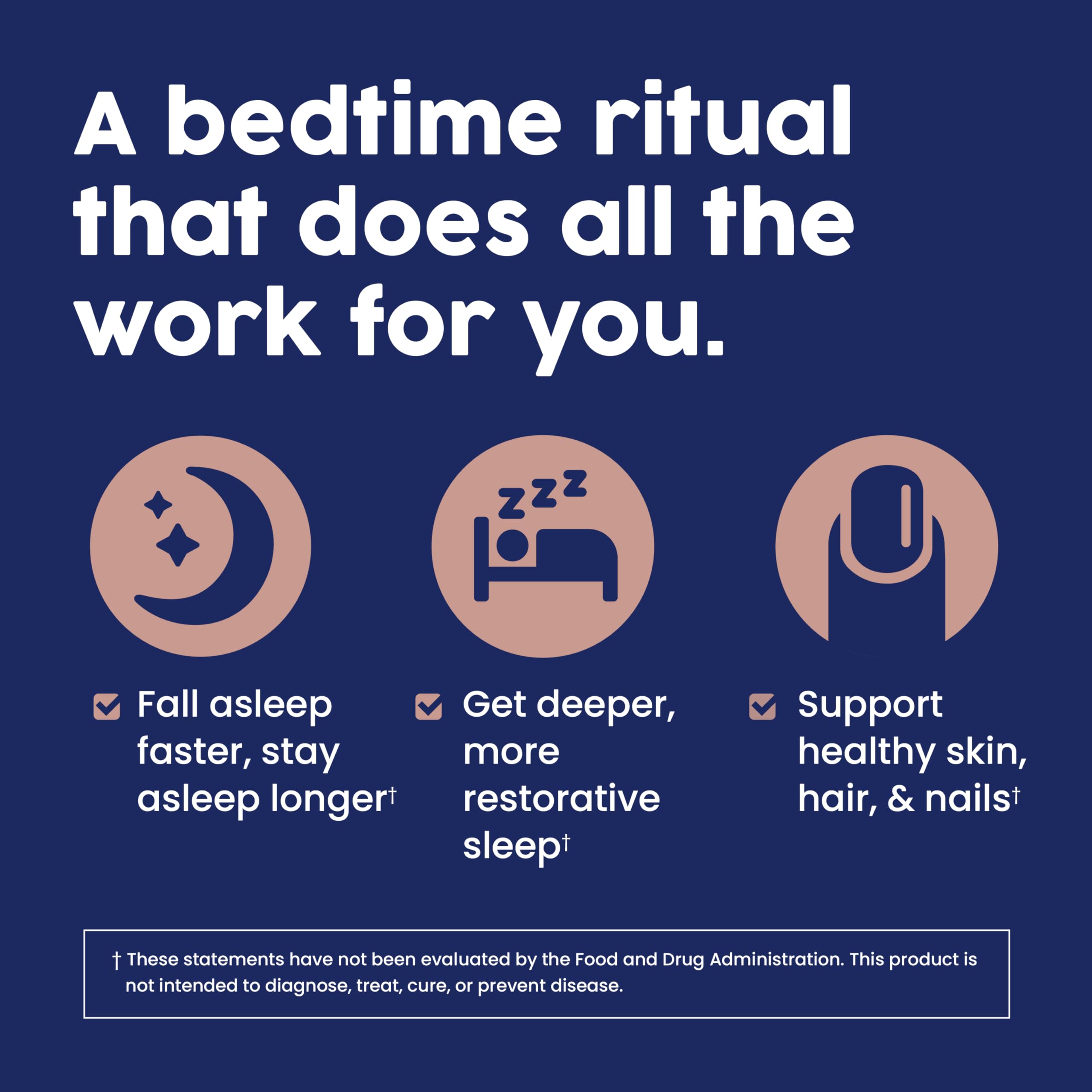 NativePath Collagen PM chocolate night-time routine setting