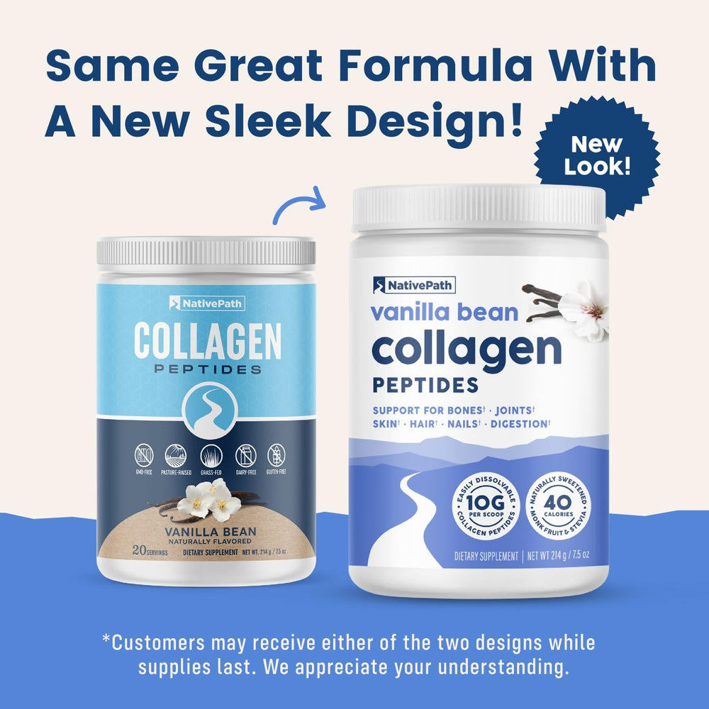 NativePath vanilla bean collagen close-up emphasizes smooth, creamy texture.