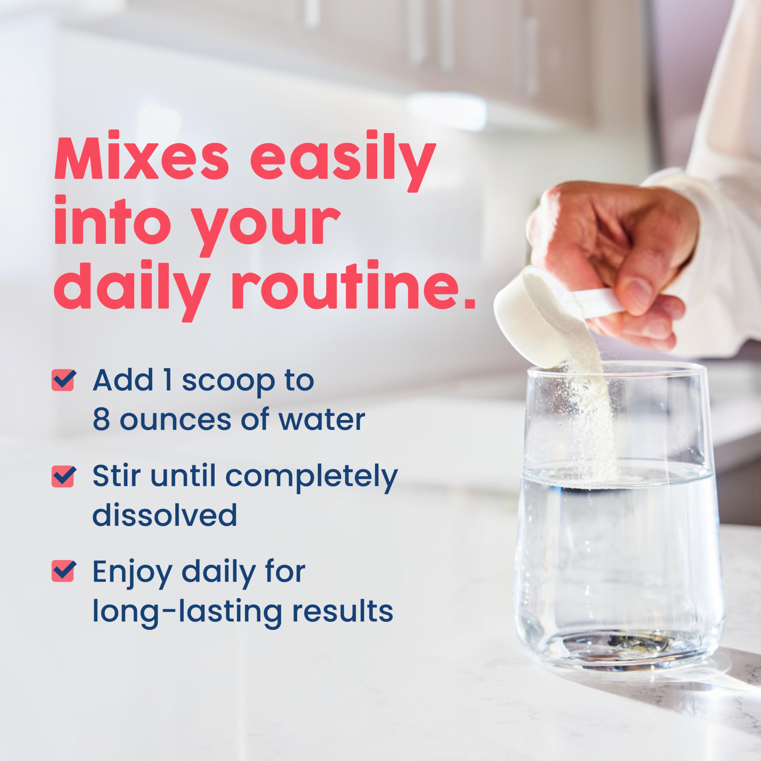 NativePath Collagen Peptides Wild Berry on kitchen counter ready for daily use